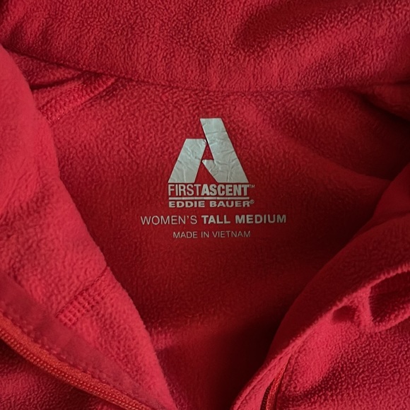 Eddie bower fleece red sweatshirt - Picture 4 of 5